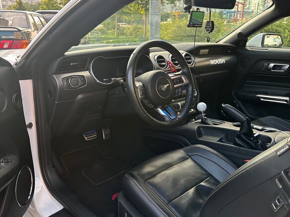 2021 Ford Mustang VI Рестайлинг, белый, 3650000 рублей - вид 12