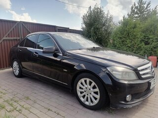 2008 Mercedes-Benz C-Класс 280 III (W204), чёрный, 1200000 рублей, вид 1