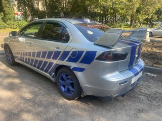 2009 Mitsubishi Lancer X, серебристый, 580000 рублей, вид 4