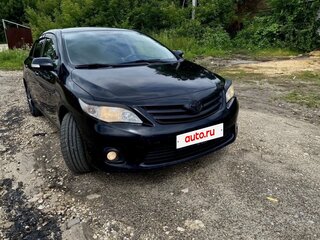 2012 Toyota Corolla X (E140, E150) Рестайлинг, чёрный, 900000 рублей, вид 2