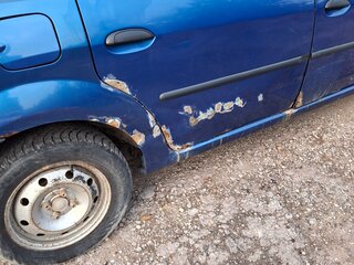 2007 Renault Logan I, синий, 265000 рублей, вид 4