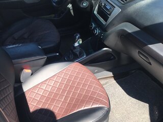 2013 Kia Rio III, чёрный, 590000 рублей, вид 4