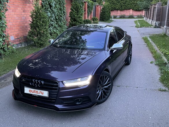 2016 Audi S7 I (4G) Рестайлинг, фиолетовый