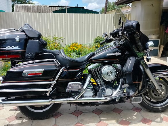 1996 Harley-Davidson Electra Glide, чёрный, 750000 рублей