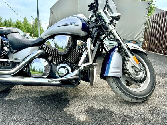 2008 Honda VTX 1800, синий, 850000 рублей - вид 3