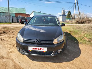 2009 Volkswagen Golf VI, чёрный, 850000 рублей, вид 1