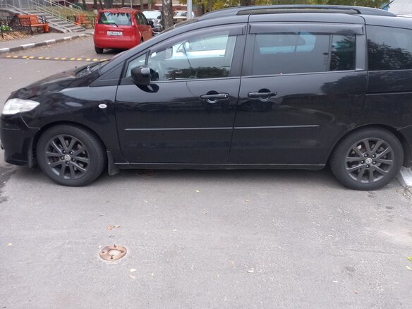 2008 Mazda 5 I (CR) Рестайлинг, чёрный, 1099000 рублей - вид 4