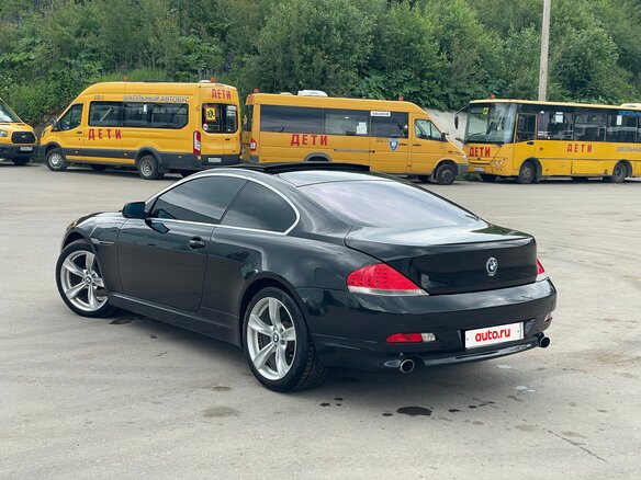2004 BMW 6 серии 645i II (E63/E64), чёрный, 750000 рублей - вид 8