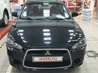 2012 Mitsubishi Lancer X Рестайлинг, чёрный, 620000 рублей, вид 1
