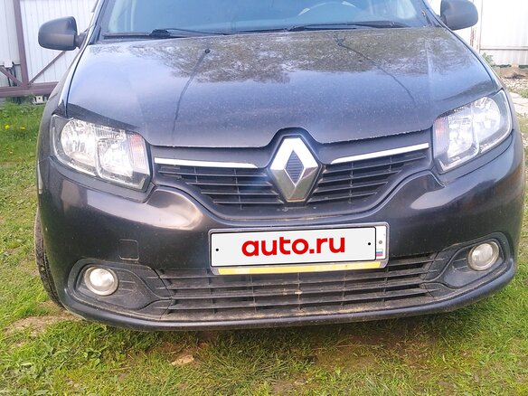 2014 Renault Logan II, чёрный, 680000 рублей