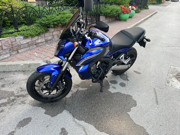 2014 Honda CB 650F, синий, 760000 рублей - вид 2