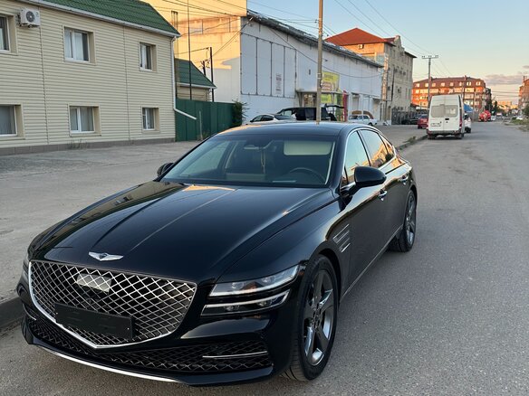 2021 Genesis G80 II, чёрный, 5000000 рублей