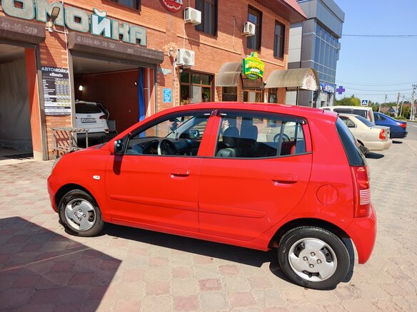 2007 Kia Picanto I Рестайлинг, красный, 470000 рублей - вид 6