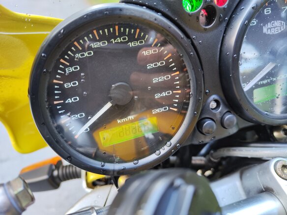 2003 Ducati Monster 1000, жёлтый, 350000 рублей - вид 9