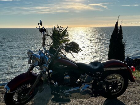 2012 Harley-Davidson Heritage, красный, 975000 рублей, вид 2