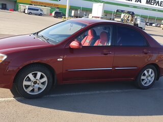 2007 Kia Cerato I Рестайлинг, красный, 700000 рублей, вид 1