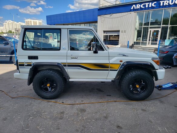2022 Toyota Land Cruiser 71 70 Series Рестайлинг 1, белый, 7350000 рублей - вид 8