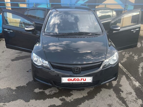 2007 Honda Civic VIII, чёрный, 750000 рублей