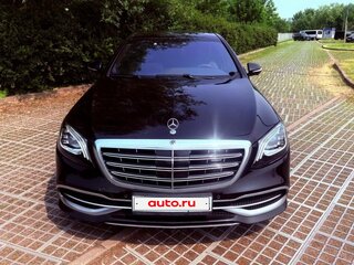 2017 Mercedes-Benz Maybach S-Класс 560 I (X222) Рестайлинг, чёрный, 4500000 рублей, вид 2