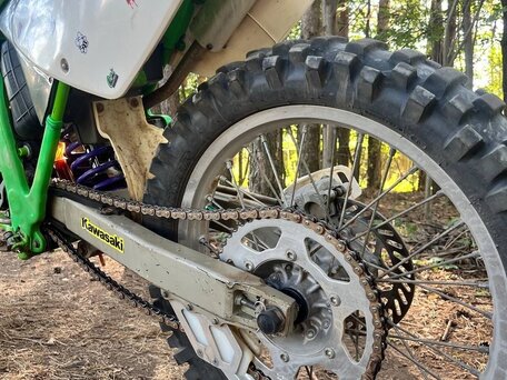2007 Kawasaki KX 125, зелёный, 280000 рублей, вид 4