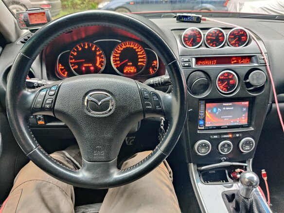 2006 Mazda 6 MPS, красный, 570000 рублей - вид 6