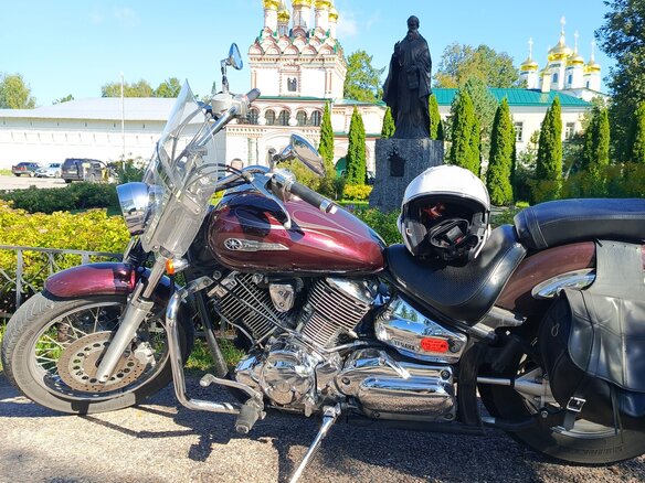 2008 Yamaha XVS1100, красный, 830000 рублей - вид 10