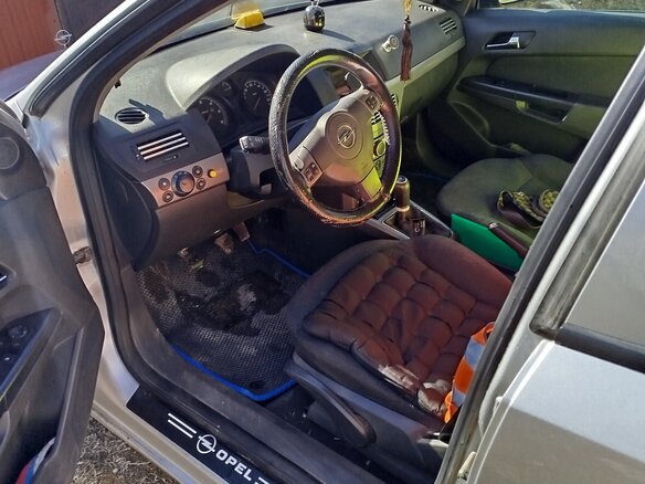 2005 Opel Astra H, серебристый, 550000 рублей - вид 7