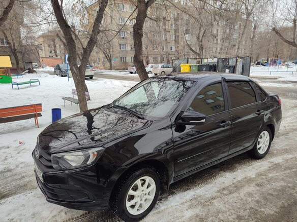 2022 Lada (ВАЗ) Granta I Рестайлинг, чёрный, 850000 рублей