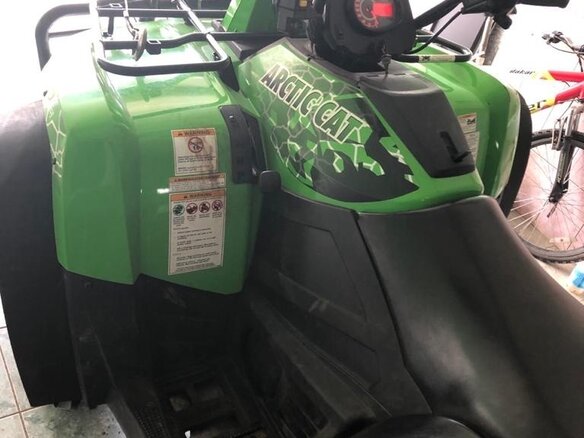 2013 Arctic Cat 700 Series, зелёный, 950000 рублей - вид 6