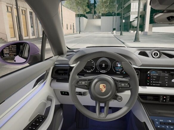 2024 Porsche Macan 4 II, розовый - вид 8