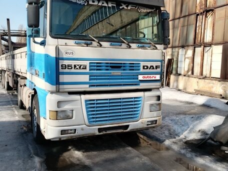 2000 DAF XF 95, голубой, 800000 рублей, вид 1