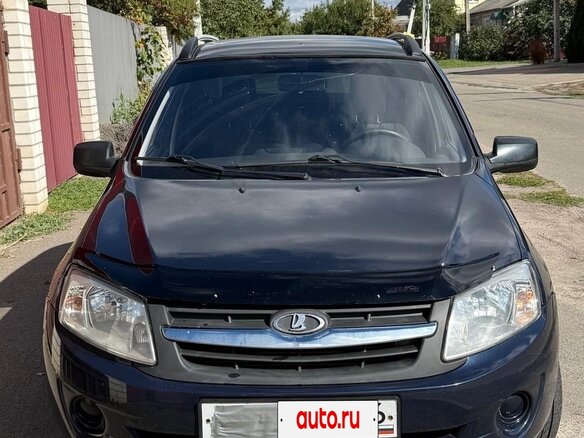 2013 Lada (ВАЗ) Granta I, синий, 400000 рублей - вид 1