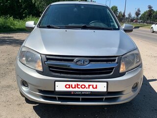 2012 Lada (ВАЗ) Granta I, серебристый, 325000 рублей, вид 2