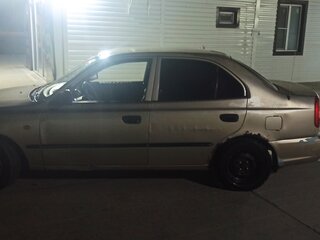 2006 Hyundai Accent ТагАЗ II, золотистый, 195000 рублей, вид 3