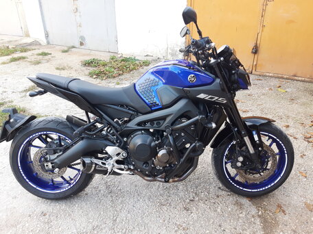 2019 Yamaha MT-09 (FZ-09), синий, 949999 рублей, вид 5