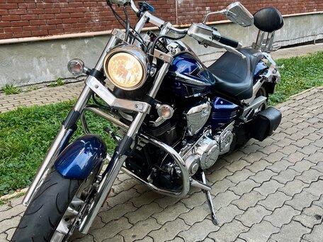 2010 Yamaha XV 1900, синий, 1150000 рублей, вид 4