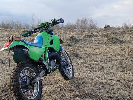 1999 Kawasaki KDX 250, зелёный, 190000 рублей, вид 4
