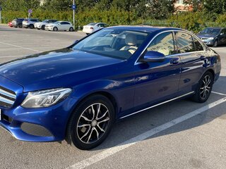 2016 Mercedes-Benz C-Класс 180 IV (W205), синий, 2050000 рублей, вид 2