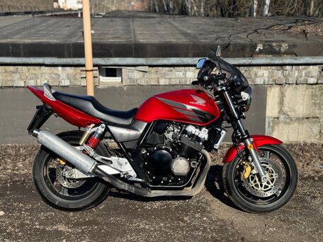 2007 Honda CB 400 Super Four, красный, 420000 рублей, вид 4