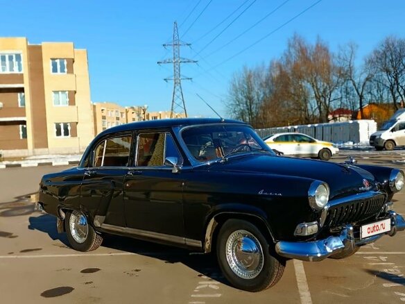 1959 ГАЗ 21 «Волга» 21В, чёрный - вид 1