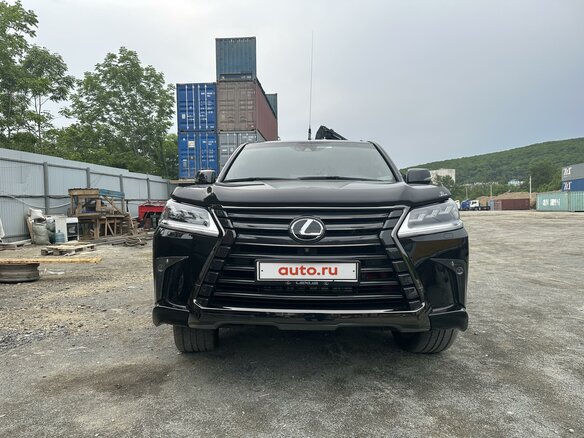 2019 Lexus LX 570 III Рестайлинг 2, чёрный, 12500000 рублей - вид 1
