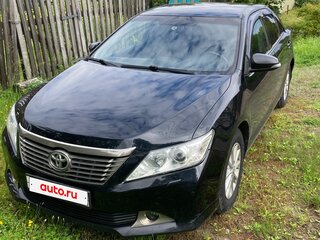 2014 Toyota Camry VII (XV50), чёрный, 1400000 рублей, вид 1