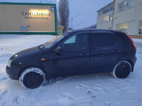 2013 Lada (ВАЗ) Kalina I, чёрный, 385000 рублей - вид 8