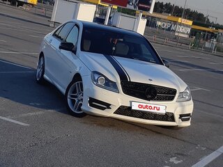 2012 Mercedes-Benz C-Класс 180 BlueEFFICIENCY III (W204) Рестайлинг, белый, 1220000 рублей, вид 2