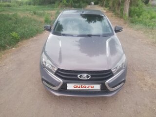 2016 Lada (ВАЗ) Vesta I, голубой, 875000 рублей, вид 1