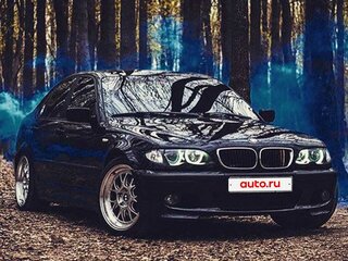 2002 BMW 3 серии 325i IV (E46) Рестайлинг, чёрный, 600000 рублей, вид 4