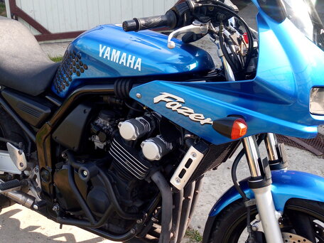 2001 Yamaha FZS600 Fazer, синий, 360000 рублей, вид 4