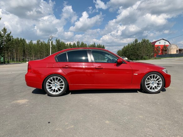 2007 BMW 3 серии 325i V (E90/E91/E92/E93), красный, 950000 рублей - вид 10
