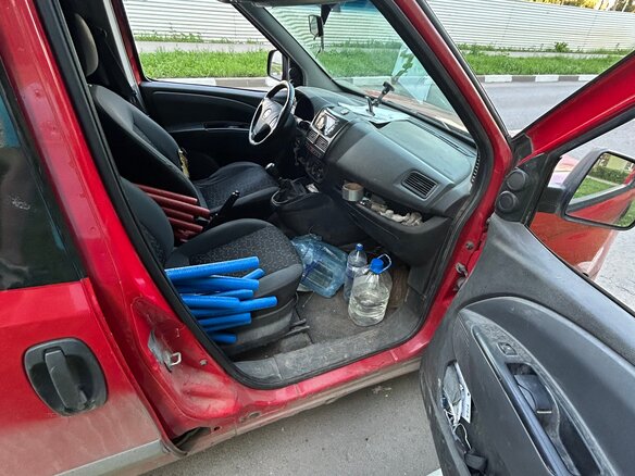 2010 Fiat Doblo II, красный, 560000 рублей - вид 7