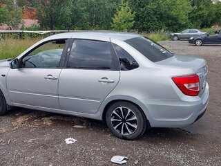 2018 Lada (ВАЗ) Granta I Рестайлинг, серебристый, 450000 рублей, вид 5